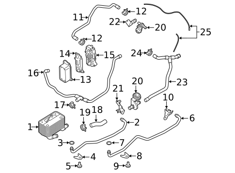 Trans Oil Cooler Lines for 2023 Porsche 718 Spyder #0