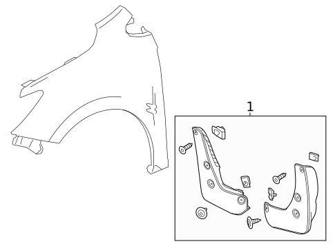 Exterior Trim - Fender for 2019 Chevrolet Cruze #0