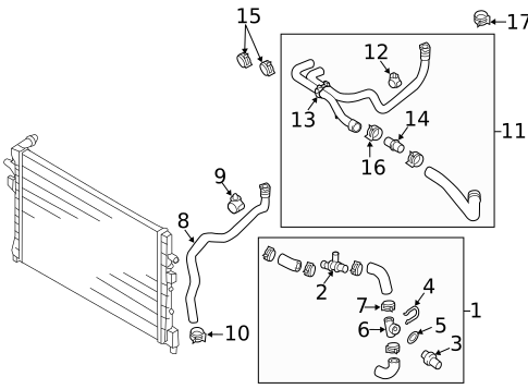 Hoses & Lines for 2025 Volkswagen Atlas #2