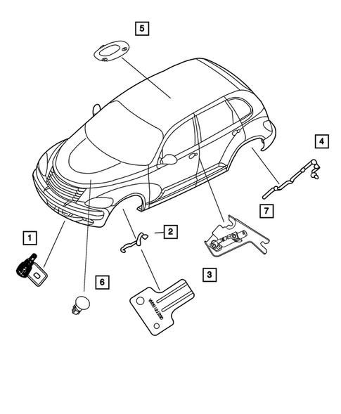 Sensors for 2003 Chrysler PT Cruiser #1