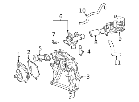 RADIATOR & COMPONENTS for 2021 Mercedes-Benz Sprinter 2500 #1