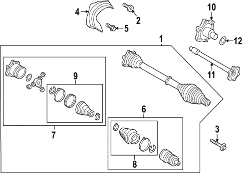 Drive Axles for 2022 Audi SQ7 #0