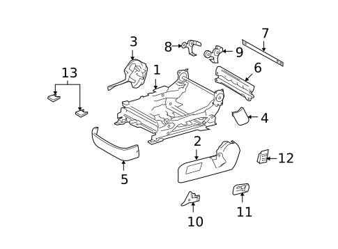 Power Seats for 2011 Lexus LS460 #0