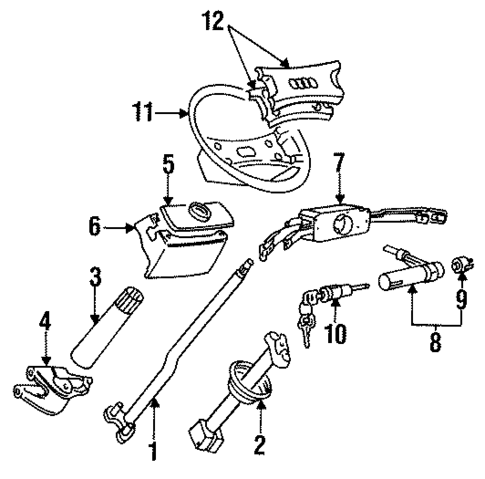 Ignition Lock for 1986 Audi 5000 Quattro #0