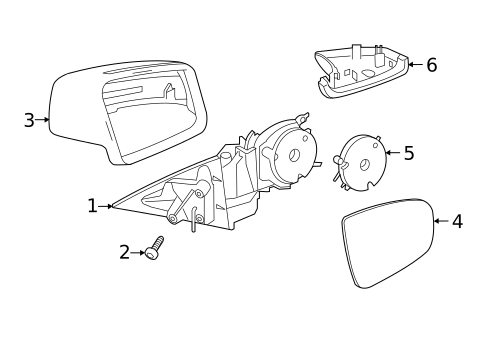 Outside Mirrors for 2013 Mercedes-Benz S350 #1