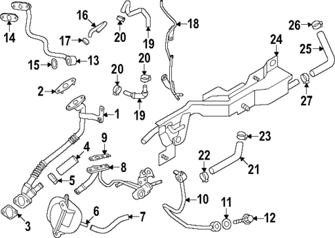 Hoses & Pipes for 2019 Mazda CX-5 #0