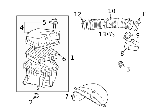 Air Intake for 2009 Lexus IS250 #0