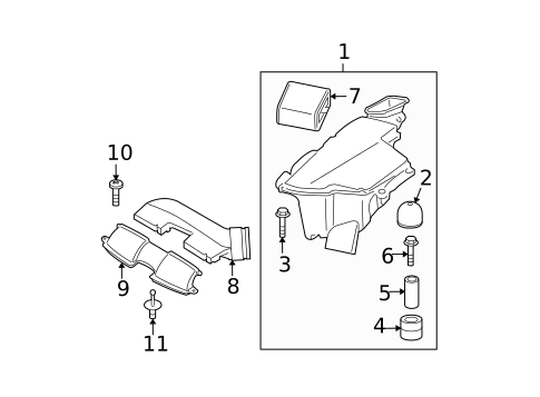 Air Intake for 2011 BMW M3 #0