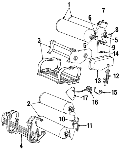 Fuel System Components for 1996 Ford Crown Victoria #0