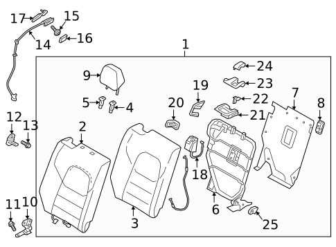 Rear Seat for 2018 Mazda CX-5 #2