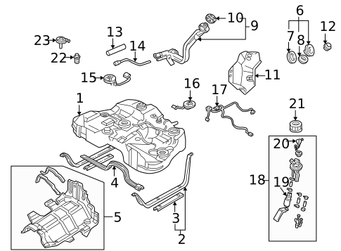Fuel System Components for 1997 Mazda Millenia #0