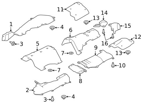 Heat Shields for 2022 Land Rover Range Rover Sport #0