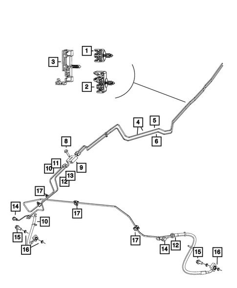 Hydraulic Control Unit, Brake Tubes and Hoses for 2026 Ram 1500 #1