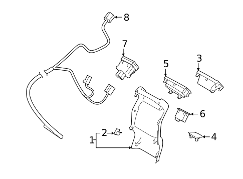 Controls for 2020 Subaru Ascent #1