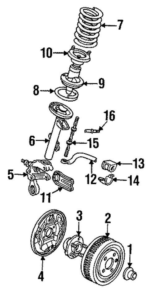 Rear Suspension for 1991 Ford Taurus #2