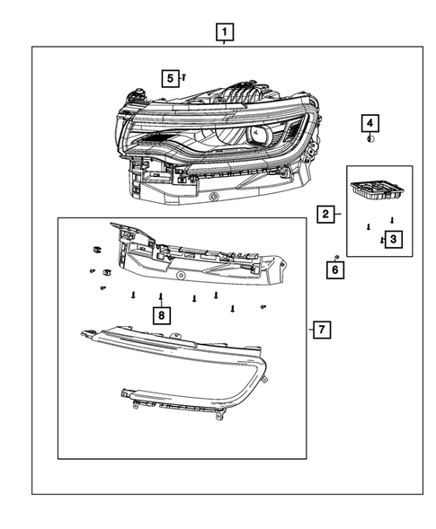 Lamps, Interior and Exterior for 2022 Jeep Grand Wagoneer #5