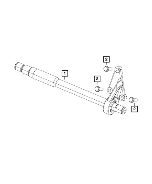Front Axle Drive Shafts for 2014 Ram ProMaster 2500 #1