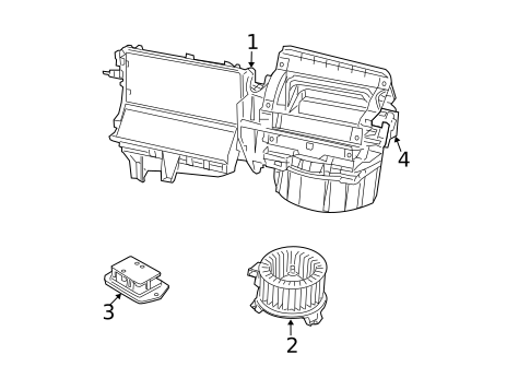 Blower Motor & Fan for 2007 Jeep Patriot #0