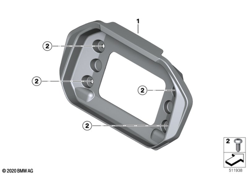 Motorcycle Trim Section, Windshield for 2024 BMW-Motorrad C 400 GT #35
