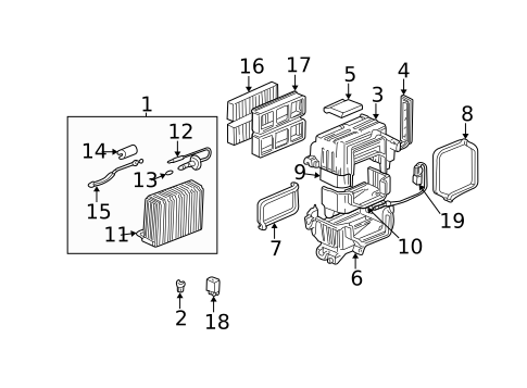 Automatic Temperature Controls for 2000 Acura TL #1