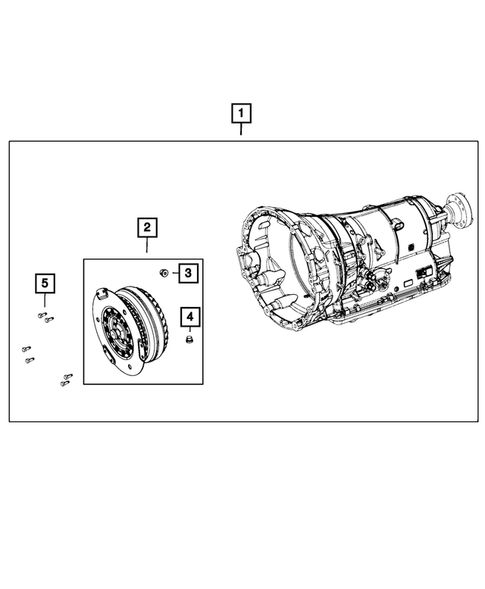 Transmission Assembly for 2021 Dodge Challenger #1