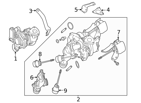 Turbocharger & Components for 2014 Mercedes-Benz E 250 #0