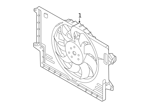 Cooling Fan for 2023 Hyundai Kona #1