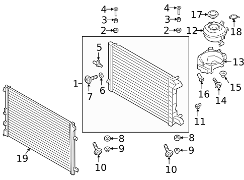 Radiator & Components for 2020 Porsche Cayenne #0