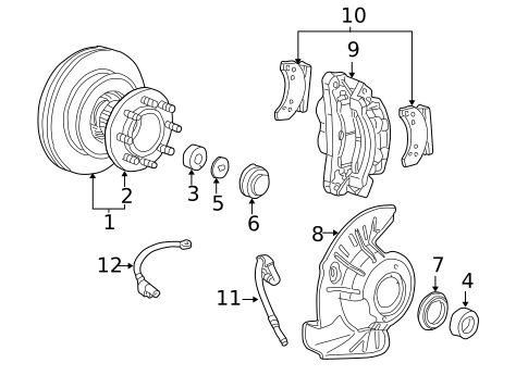 Anti-Lock Brakes for 2005 Ford F-250 Super Duty #3