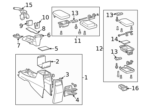 Parking Brake for 2009 Toyota Matrix #0