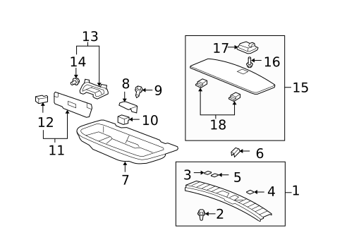 Interior Trim - Rear Body for 2009 Acura MDX #0