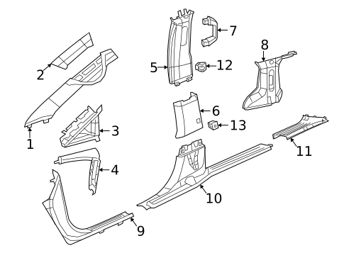 Sliding Door for 2022 Chrysler Pacifica #4