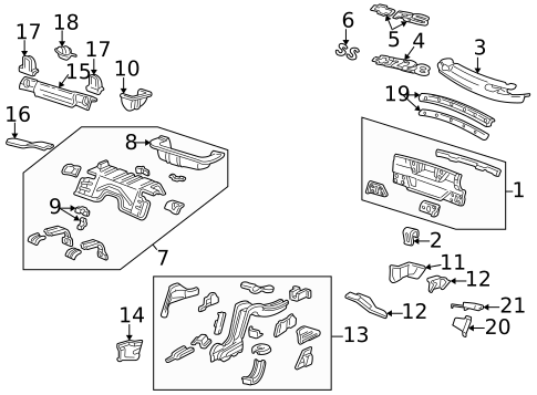 Rear Body for 1994 Chevrolet Camaro #0