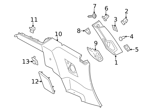 Interior Trim - Quarter Panels for 2019 Porsche 911 #2