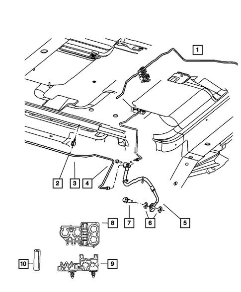 Brake Lines and Hoses for 2006 Jeep Grand Cherokee #0