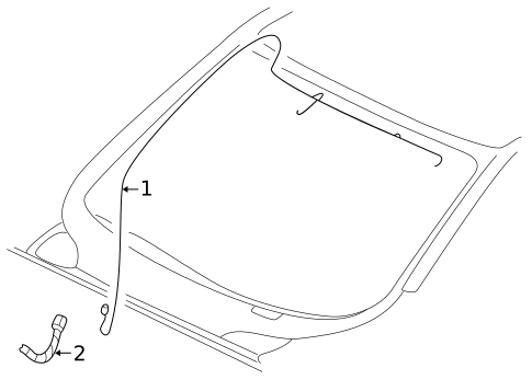 Antenna & Radio for 2004 Buick Rendezvous #1