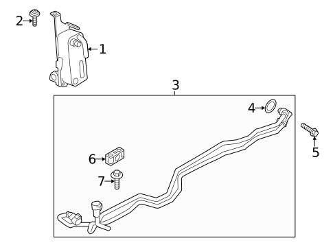 Trans Oil Cooler for 2011 BMW X3 #2