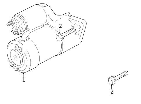 Starter for 2002 Chevrolet Tracker #1