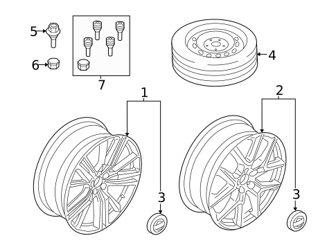 Wheels for 2025 Volvo XC60 #3