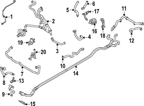 Hoses & Lines for 2022 Volvo XC40 Recharge #0