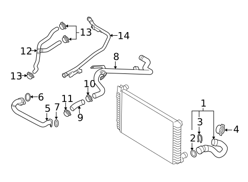 Hoses & Lines for 2005 Audi A6 Quattro #0
