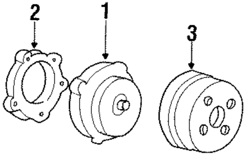 Water Pump for 1997 Chevrolet Monte Carlo #0