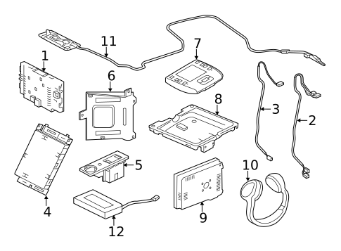 Entertainment System Components for 2017 Jaguar XJR #1