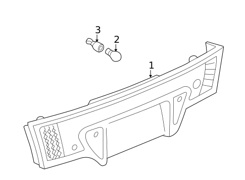 Tail Lamps for 1995 Pontiac Sunfire #3