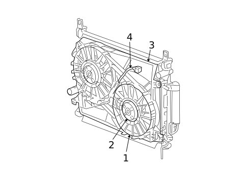 Cooling Fan for 2007 Dodge Magnum #0