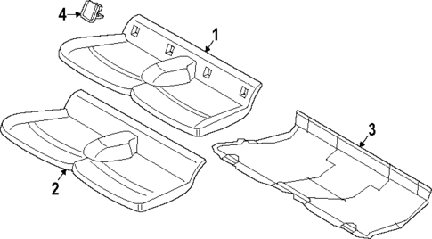 Rear Seat Components for 2021 Mini Cooper #2