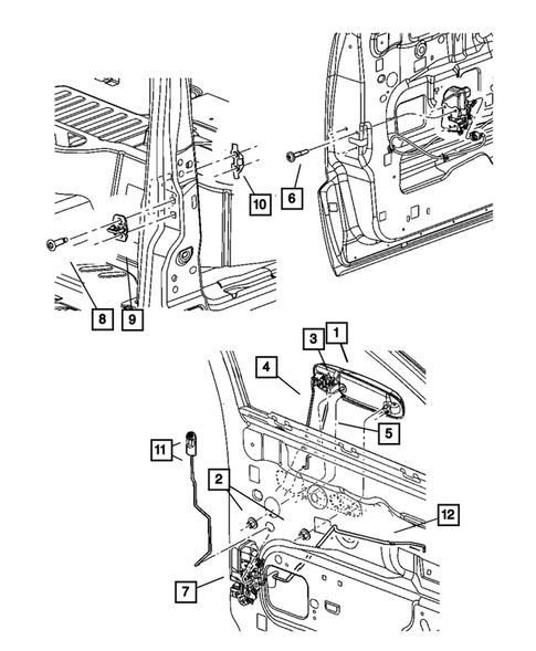 Front Door for 2005 Dodge Dakota #0