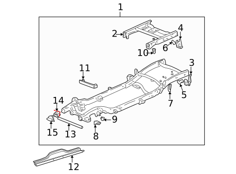 Frame & Components for 2007 Chevrolet Silverado 1500 Classic #2