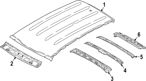 Roof & Components for 2025 Kia Sportage #0