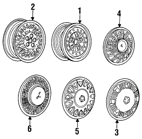 Wheels for 1990 Dodge Dynasty #0
